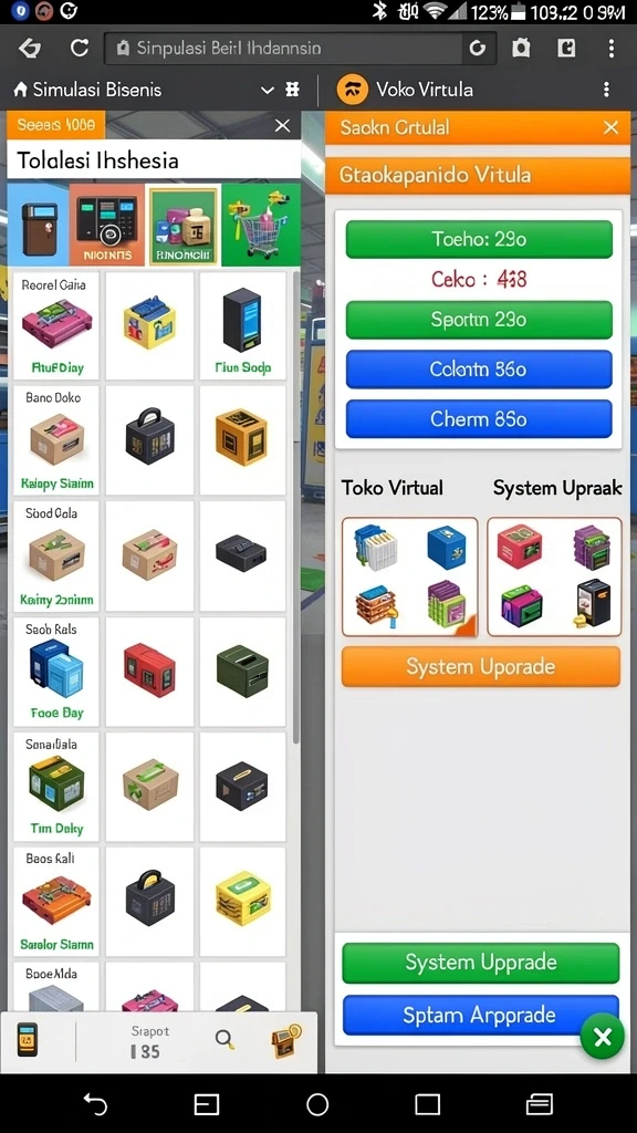 hokiwin - Screenshot menampilkan variasi permainan slot yang seru.