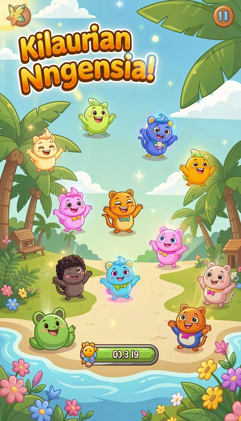juarago - Screenshot gameplay menampilkan aksi seru di setiap level.