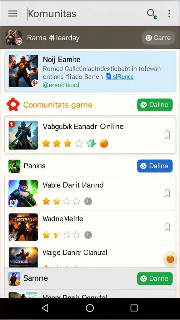koitoto - Tampilan utama permainan yang menarik.