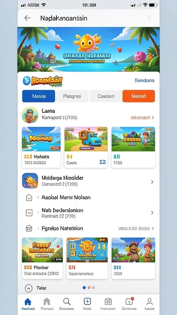 rajacorc - Tampilan awal permainan RAJACORC yang menawan.