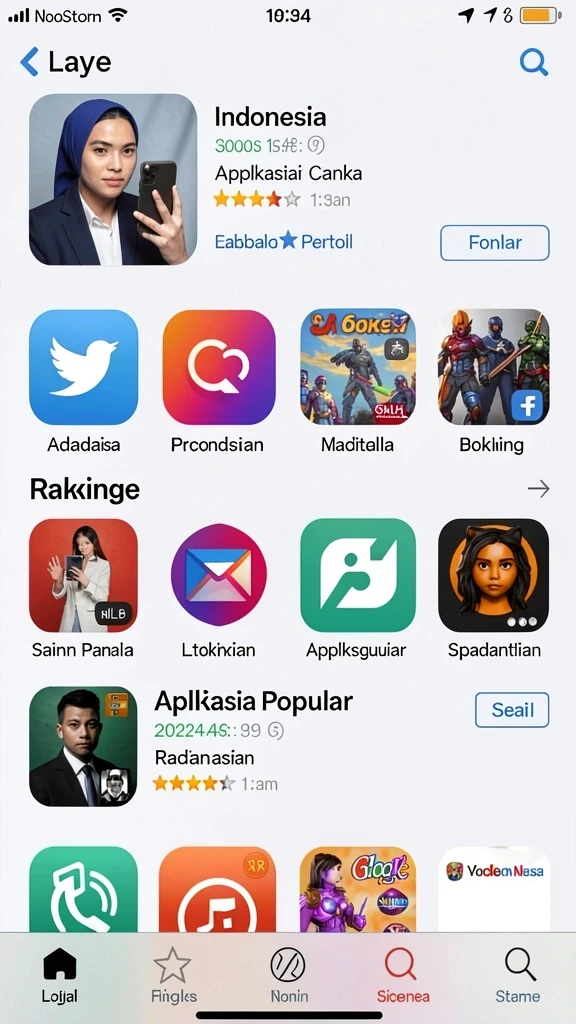 surga88 - Screenshot menunjukkan variasi permainan slot yang tersedia di SURGA88.